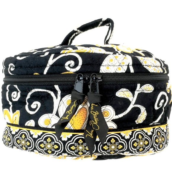Vera Bradley Handbags - EUC Vera Bradley Yellow Bird Travel Cosmetic Case